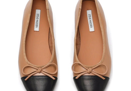 STEVE MADDEN KIT WOMEN SHOES - Black / Natural