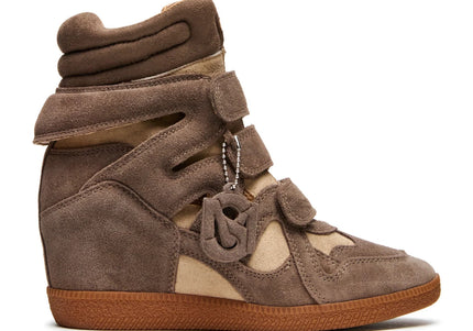STEVE MADDEN MAVIS WOMEN SNEAKERS - Taupe Suede