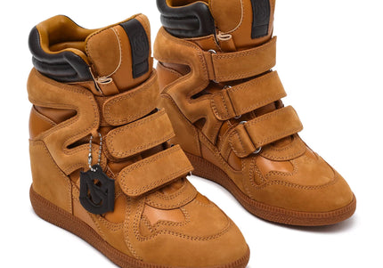 STEVE MADDEN MAVIS WOMEN SNEAKERS - Wheat Nubuck