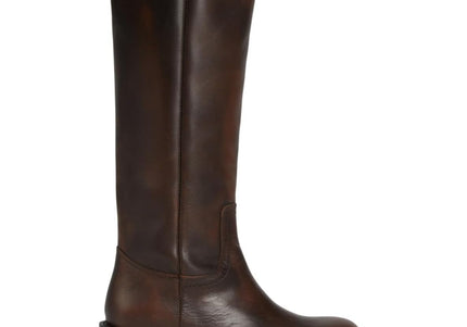 STEVE MADDEN RIGGS WOMEN BOOTS - Brown Distressed