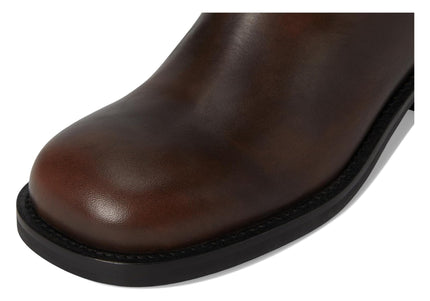 STEVE MADDEN RIGGS WOMEN BOOTS - Brown Distressed