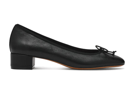 STEVE MADDEN STEFFI WOMEN HEELS - Black Leather