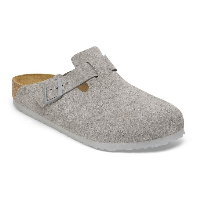 BIRKENSTOCK BOSTON SUEDE LEATHER WOMEN CLOGS