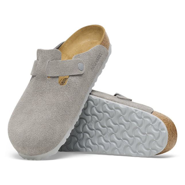 BIRKENSTOCK BOSTON SUEDE LEATHER WOMEN CLOGS