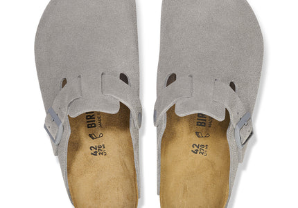 BIRKENSTOCK BOSTON SUEDE LEATHER WOMEN CLOGS