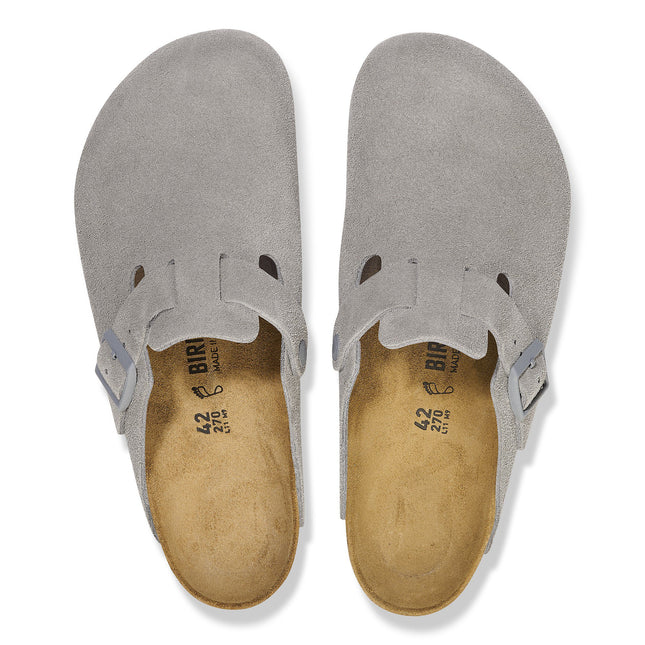 BIRKENSTOCK BOSTON SUEDE LEATHER WOMEN CLOGS