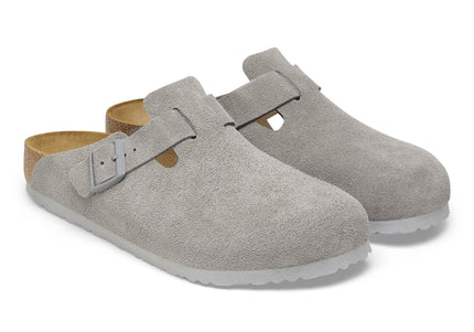 BIRKENSTOCK BOSTON SUEDE LEATHER WOMEN CLOGS