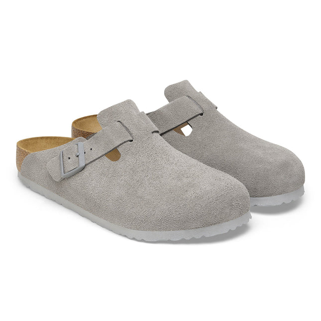 BIRKENSTOCK BOSTON SUEDE LEATHER WOMEN CLOGS