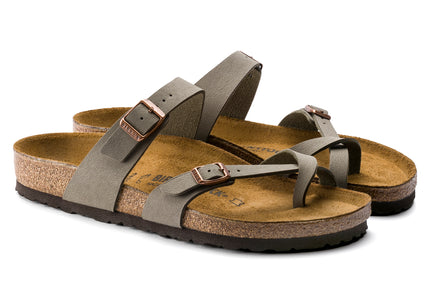 BIRKENSTOCK MAYARI BIRKIBUCK WOMEN SANDALS - Stone Regular