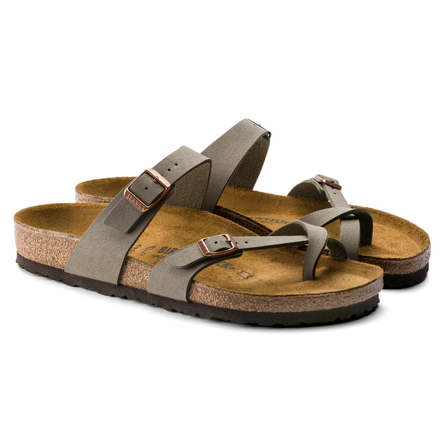 BIRKENSTOCK MAYARI BIRKIBUCK WOMEN SANDALS - Stone Regular