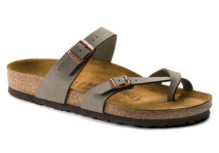 BIRKENSTOCK MAYARI BIRKIBUCK WOMEN SANDALS - Stone Regular