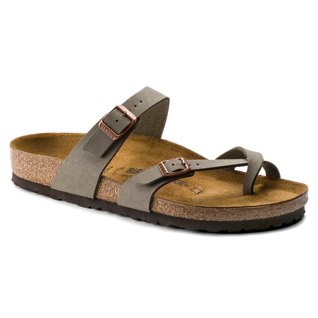 BIRKENSTOCK MAYARI BIRKIBUCK WOMEN SANDALS - Stone Regular