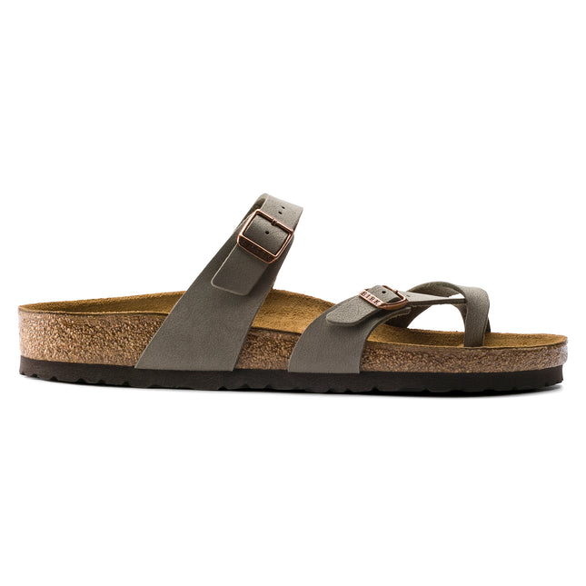 BIRKENSTOCK MAYARI BIRKIBUCK WOMEN SANDALS - Stone Regular