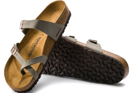 BIRKENSTOCK MAYARI BIRKIBUCK WOMEN SANDALS - Stone Regular