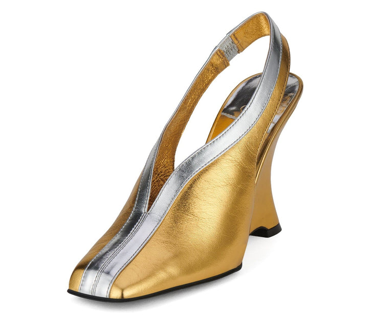JEFFREY CAMPBELL STRAITS Gold Silver Combo