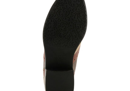 L'ARTISTE TAPDANCER-CHECK WOMEN SHOES - Beige Multi