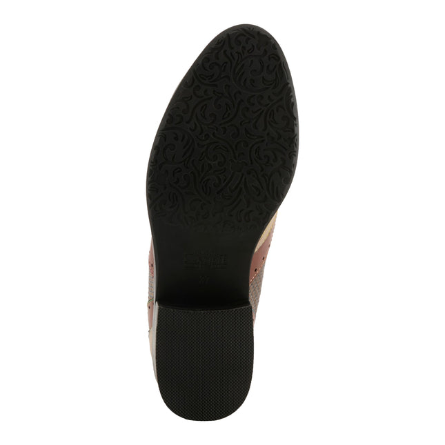 L'ARTISTE TAPDANCER-CHECK WOMEN SHOES - Beige Multi