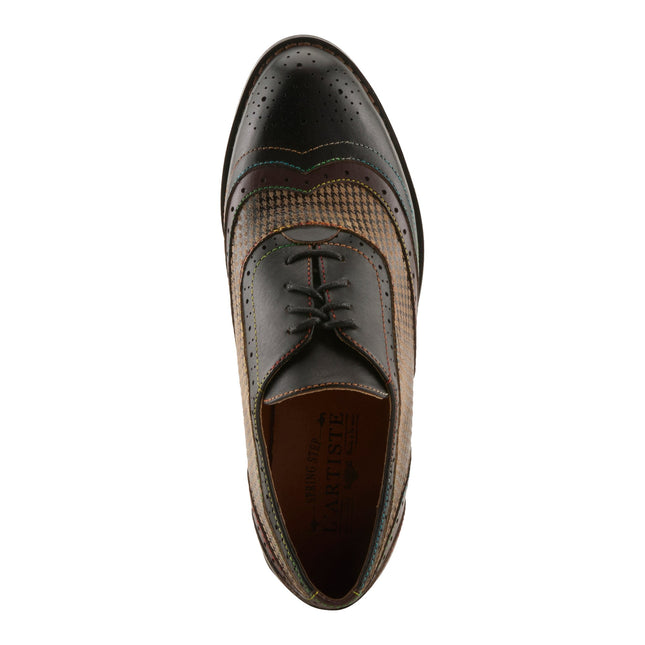 L'ARTISTE TAPDANCER-CHECK WOMEN SHOES - Black Multi