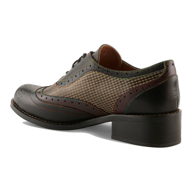 L'ARTISTE TAPDANCER-CHECK WOMEN SHOES - Black Multi
