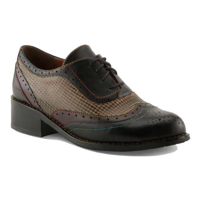 L'ARTISTE TAPDANCER-CHECK WOMEN SHOES - Black Multi