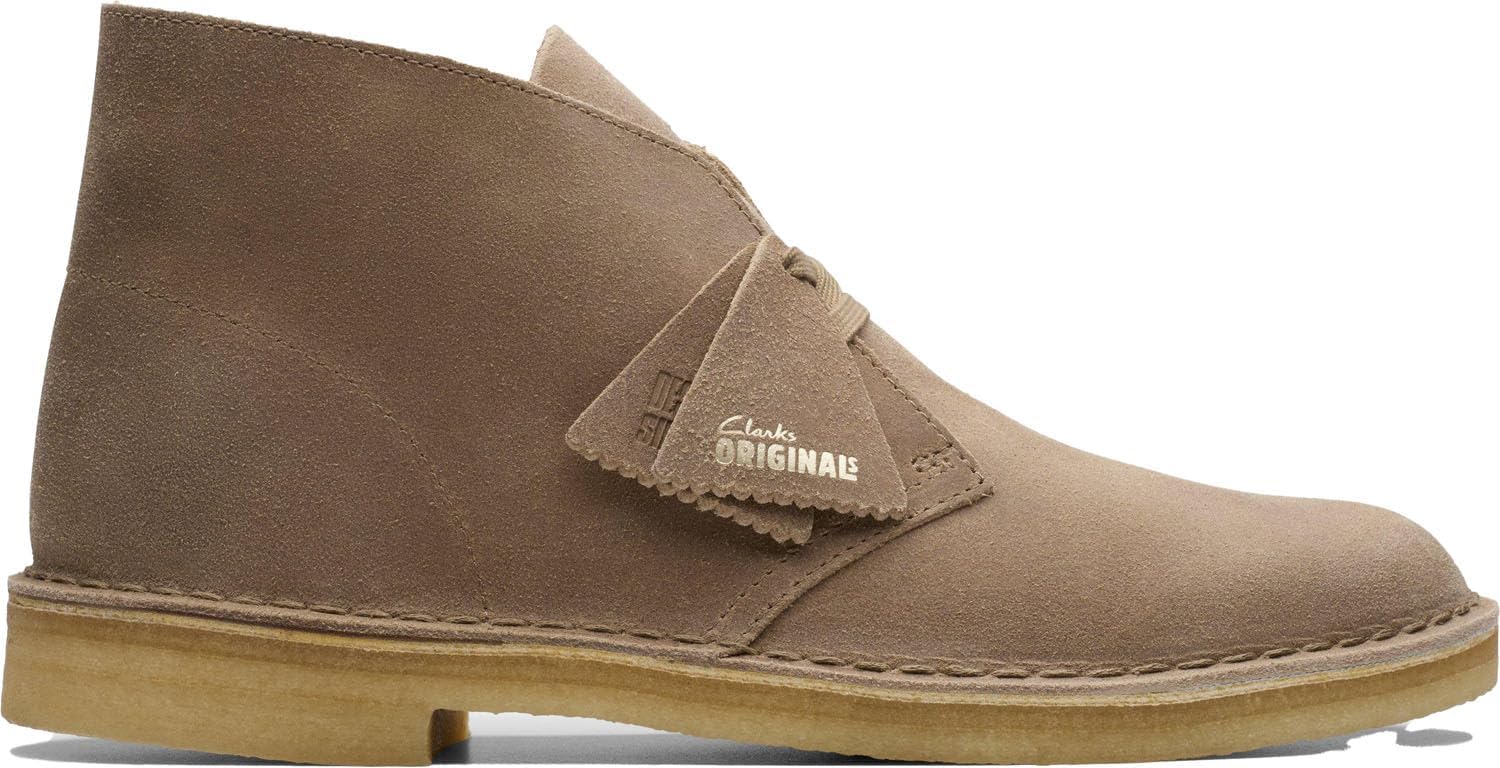 Clarks originals desert boot taupe suede online