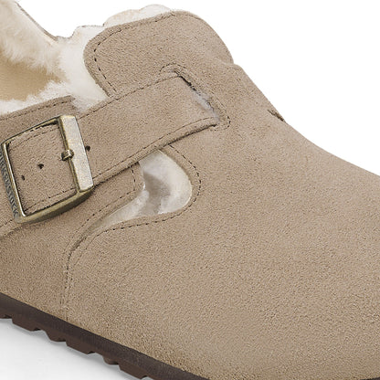 BIRKENSTOCK LONDON SHEARLING SUEDE LEATHER