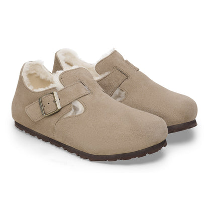 BIRKENSTOCK LONDON SHEARLING SUEDE LEATHER