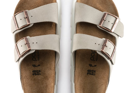 BIRKENSTOCK ARIZONA PLATFORM SUEDE LEATHER WOMEN SANDALS