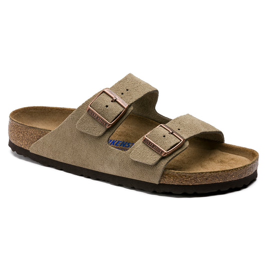 BIRKENSTOCK Arizona Suede Soft Footbed