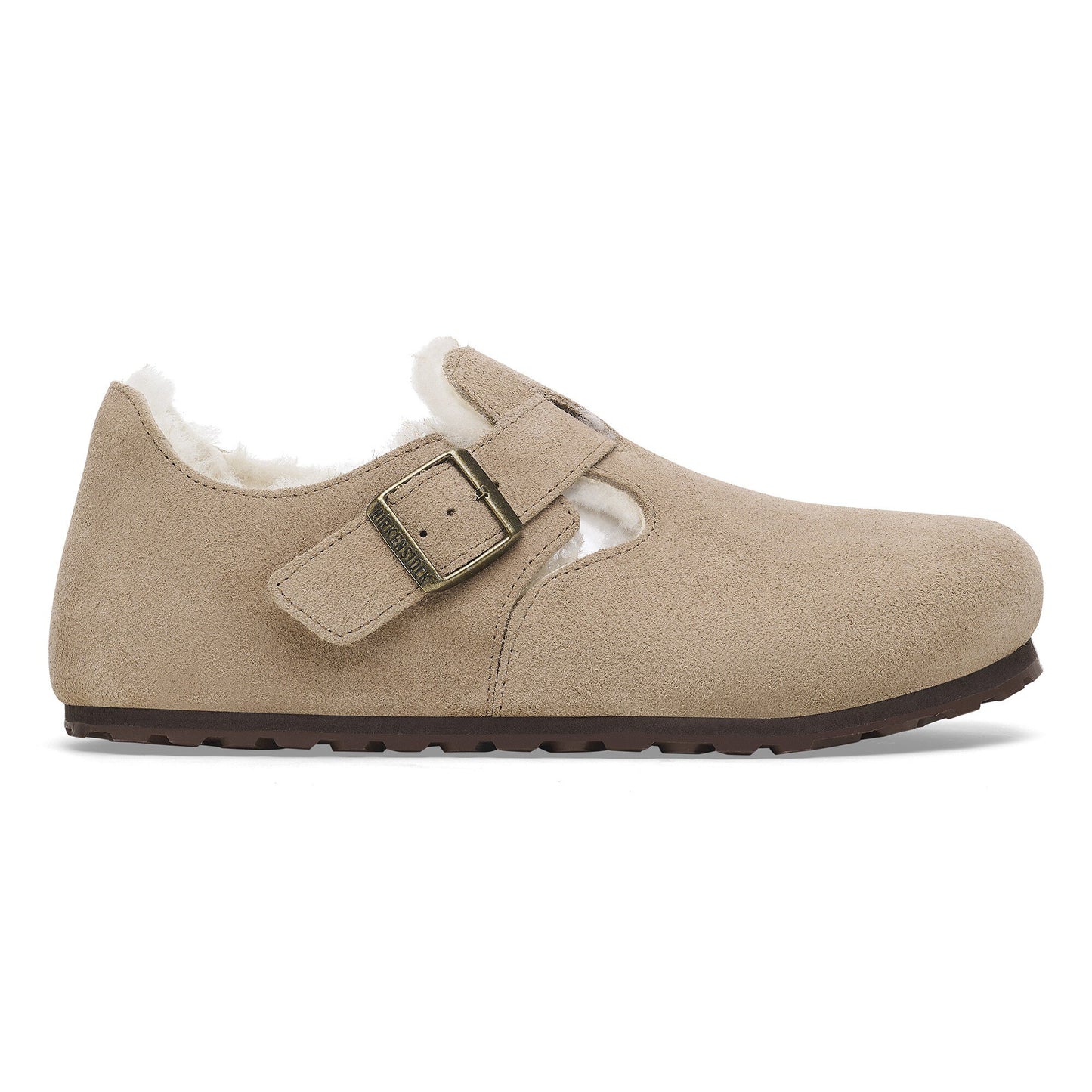 BIRKENSTOCK LONDON SHEARLING SUEDE LEATHER