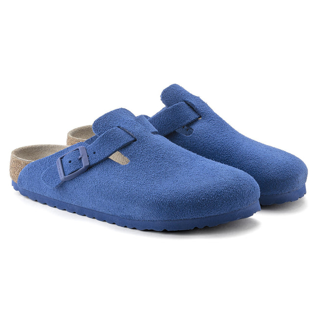 BIRKENSTOCK BOSTON SUEDE LEATHER WOMEN CLOGS