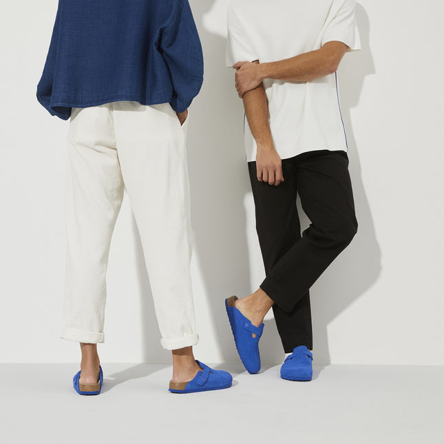 BIRKENSTOCK BOSTON SUEDE LEATHER WOMEN CLOGS
