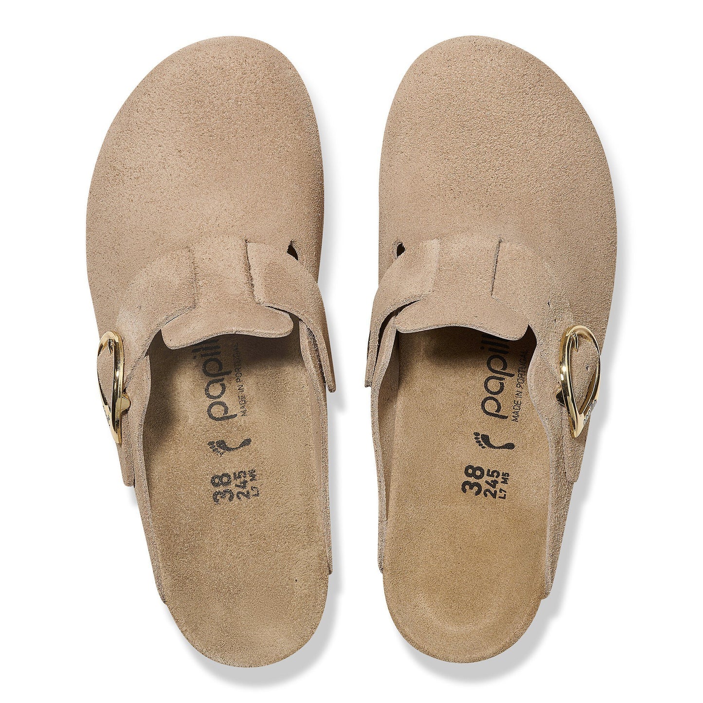 BIRKENSTOCK FANNY RING-BUCKLE SUEDE LEATHER