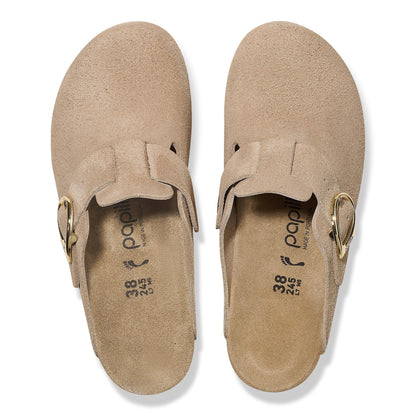 BIRKENSTOCK FANNY RING-BUCKLE SUEDE LEATHER