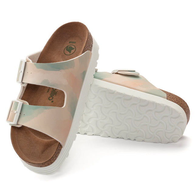 BIRKENSTOCK ARIZONA PLATFORM VEGAN WOMEN SANDALS