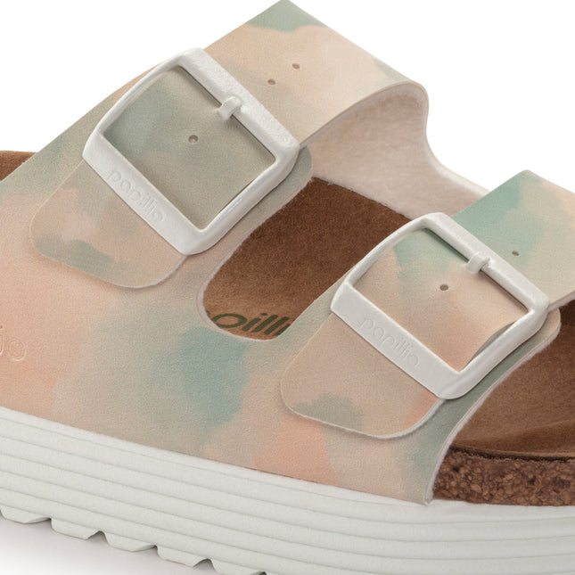 BIRKENSTOCK ARIZONA PLATFORM VEGAN WOMEN SANDALS