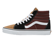 (YS8) Color Block Black / Brown