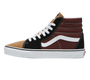 (YS8) Color Block Black / Brown
