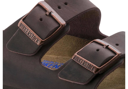 BIRKENSTOCK ARIZONA SOFT FOOTBED OILED LEATHER WOMEN SANDALS