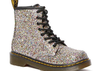 DR. MARTENS 1460 GLITTER JUNIOR KIDS BOOTS