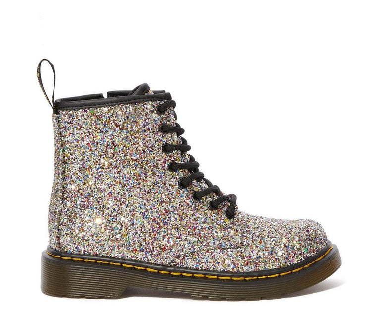 DR. MARTENS 1460 GLITTER JUNIOR KIDS BOOTS