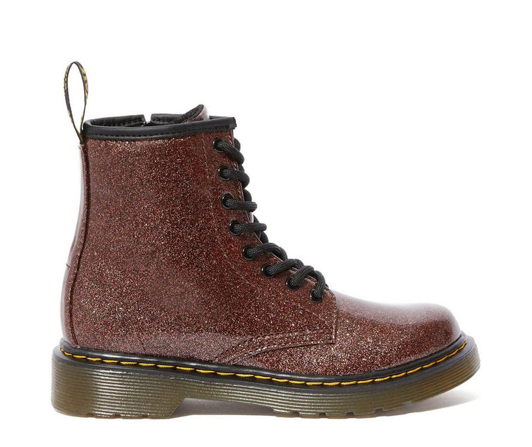 DR. MARTENS 1460 GLITTER JUNIOR KIDS BOOTS