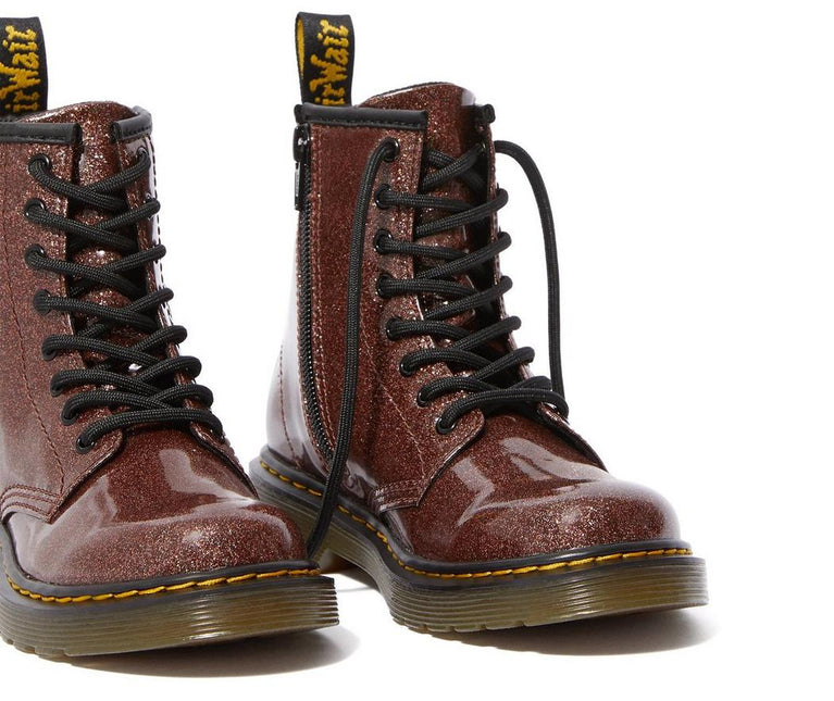 DR. MARTENS 1460 GLITTER JUNIOR KIDS BOOTS