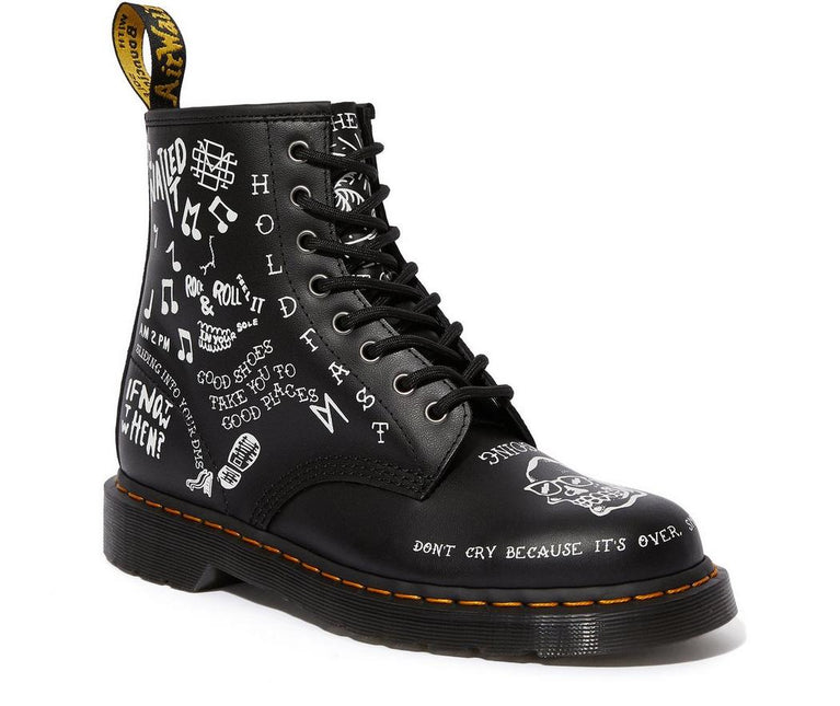 DR. MARTENS 1460 SCRIBBLE UNISEX BOOTS