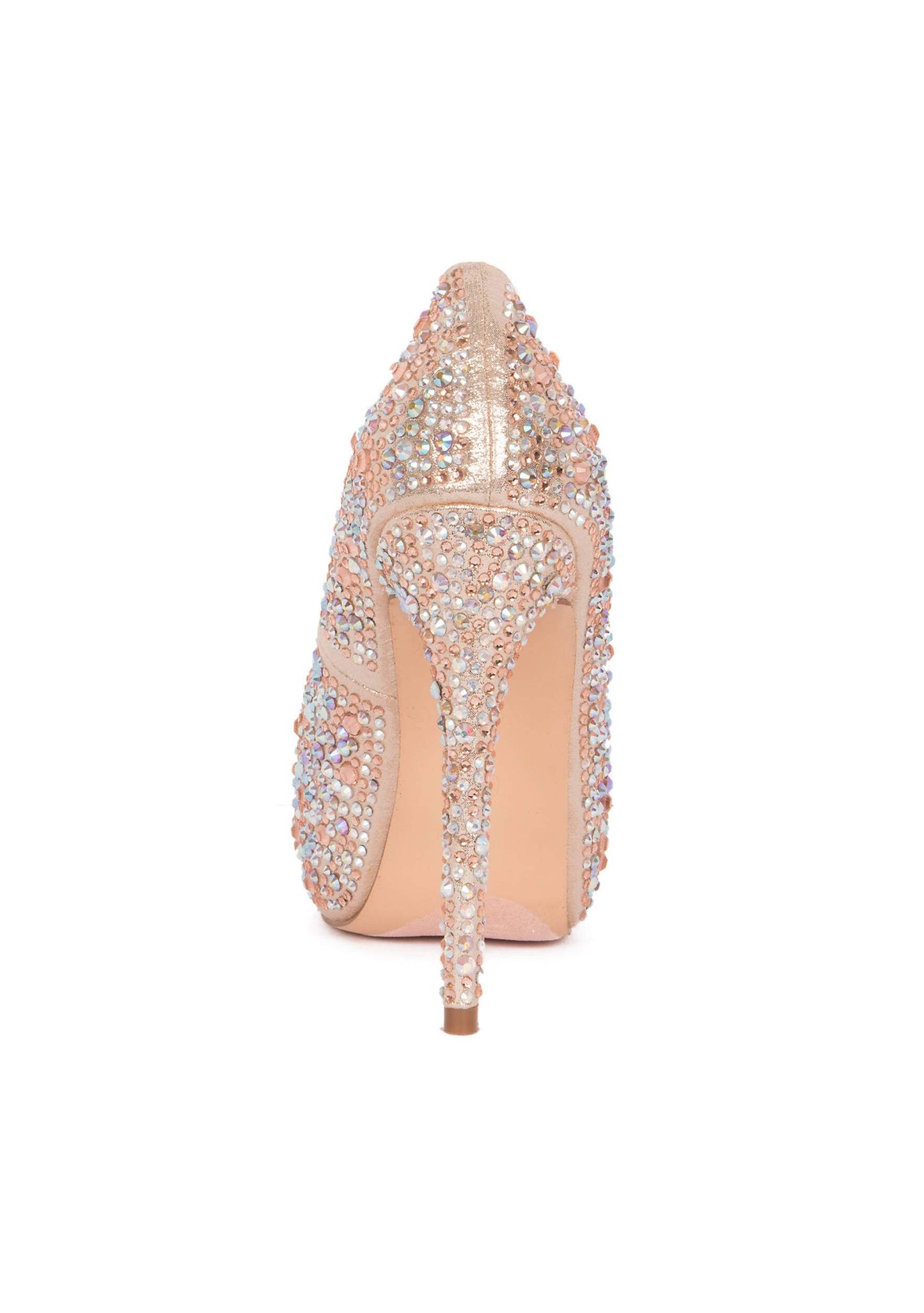 Lauren Lorraine Crystal Embellished Peep Toe Sandal-Lauren Lorraine-Brand_Lauren Lorraine,Shoes,Women
