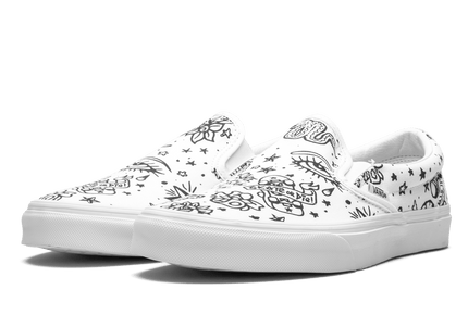 VANS U CLASSIC SLIP-ON (TATTOO) UNISEX SNEAKERS