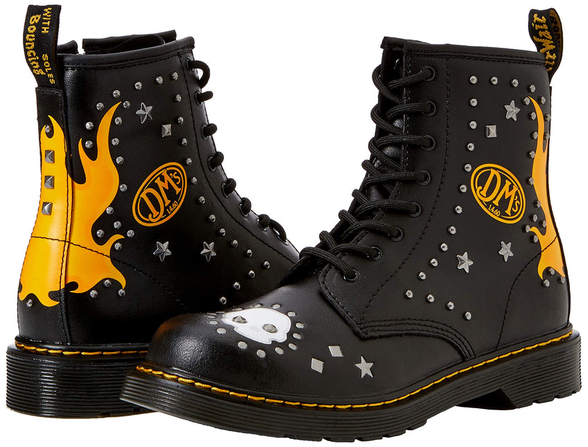 DR. MARTENS 1460 PATCH STUD Y YOUTH BOOTS