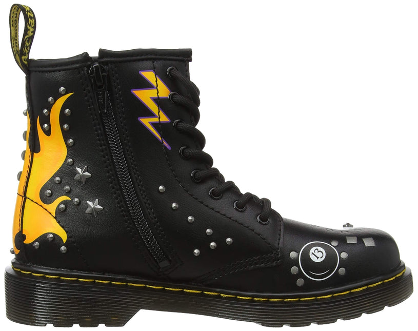 DR. MARTENS 1460 PATCH STUD J KIDS BOOTS