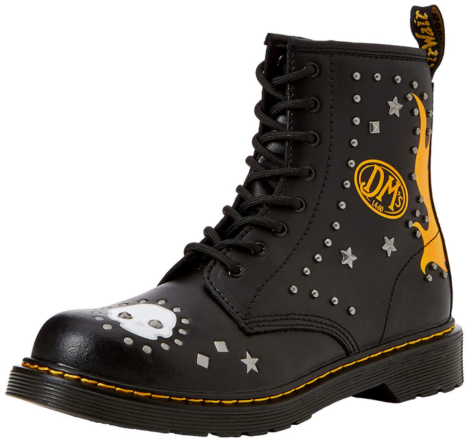 DR. MARTENS 1460 PATCH STUD Y YOUTH BOOTS