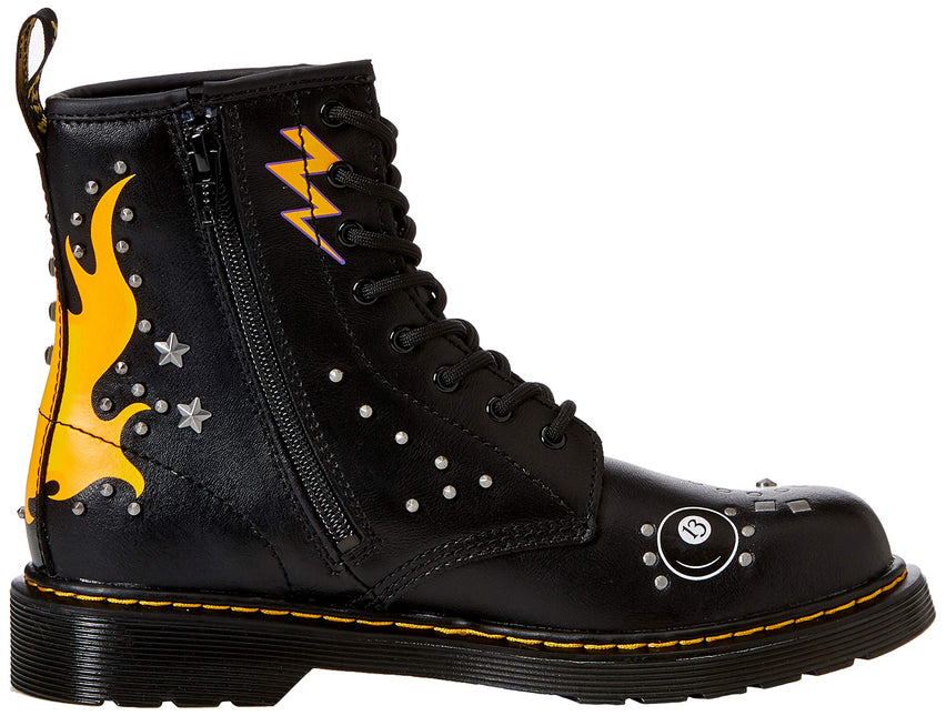 DR. MARTENS 1460 PATCH STUD Y YOUTH BOOTS